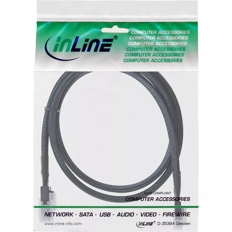 Cable SAS slim InLine, SFF-8654 a Mini SAS SFF-8087, 12 Gb/s, 0,5 m