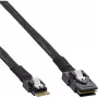 Cable SAS slim InLine 27645B SFF-8654 a Mini SAS SFF-8087 12 Gb/s 1 m