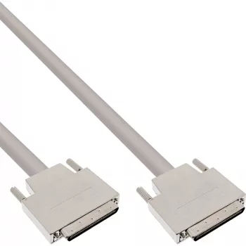 Cable SCSI U320 InLine, 68 pines Micro Centronics (VHD) macho/macho, 1,8 m