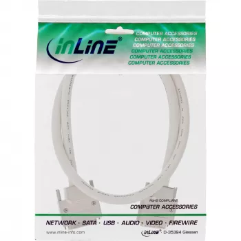 Cable SCSI U320 InLine, 68 pines Micro Centronics (VHD) macho/macho, 1,8 m
