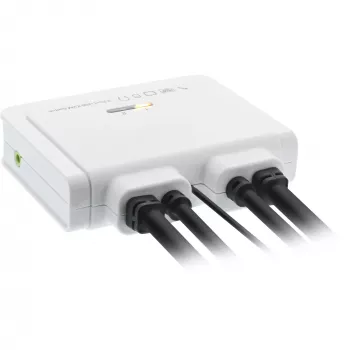 Cable conmutador KVM InLine, 2 puertos, DisplayPort 1.2, 4K, USB, audio