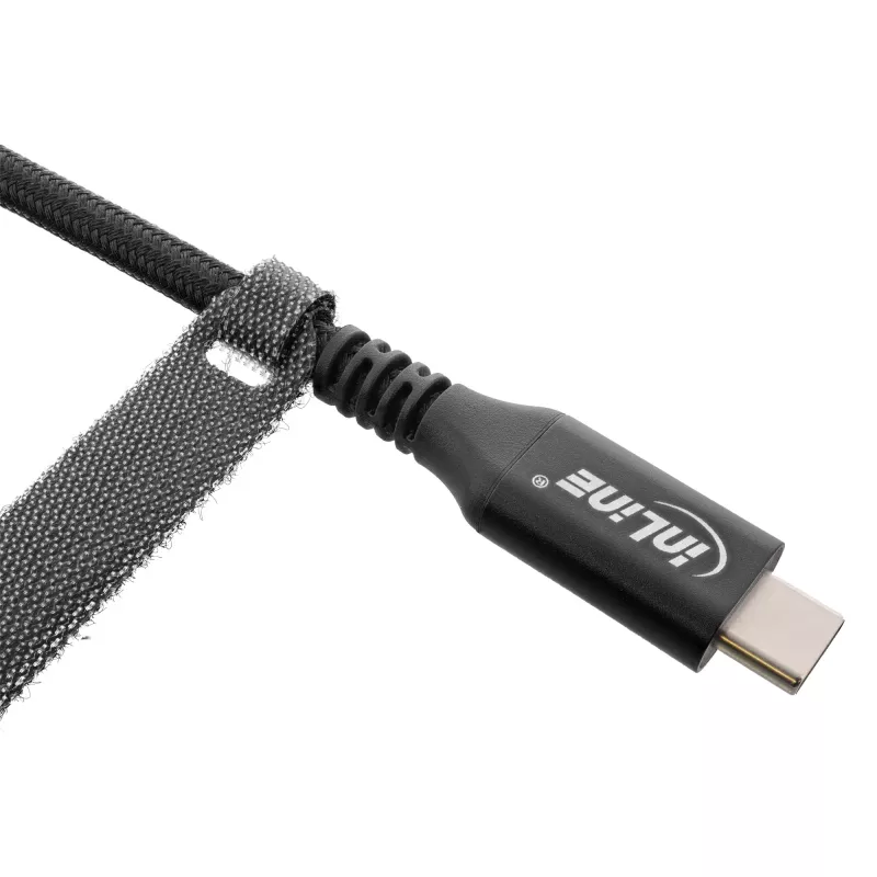 Bridas de cable con velcro InLine 12x125 mm 10 uds. negras