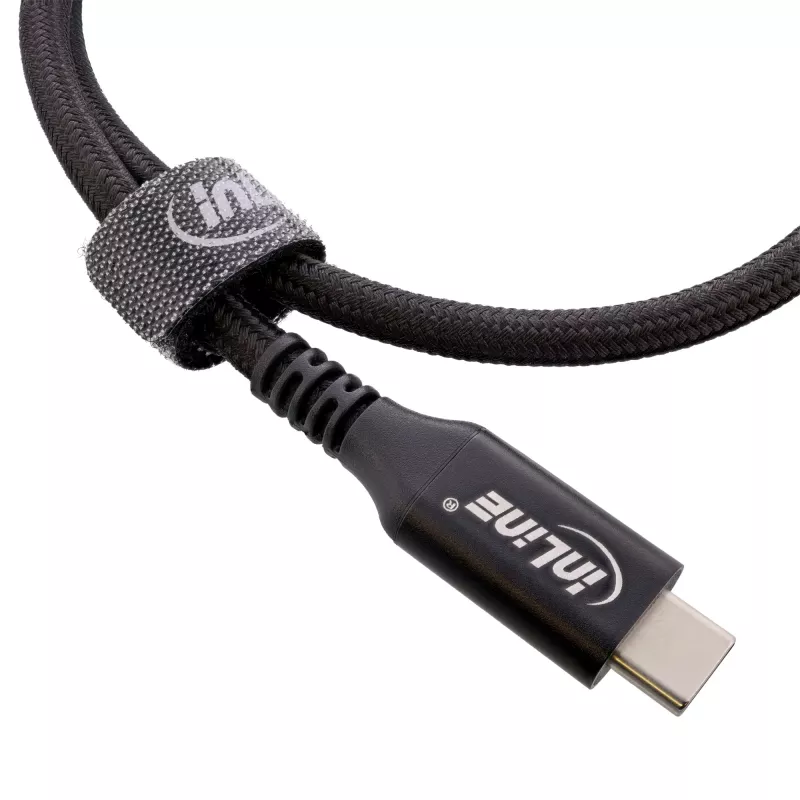 Bridas de cable con velcro InLine 12x125 mm 10 uds. negras