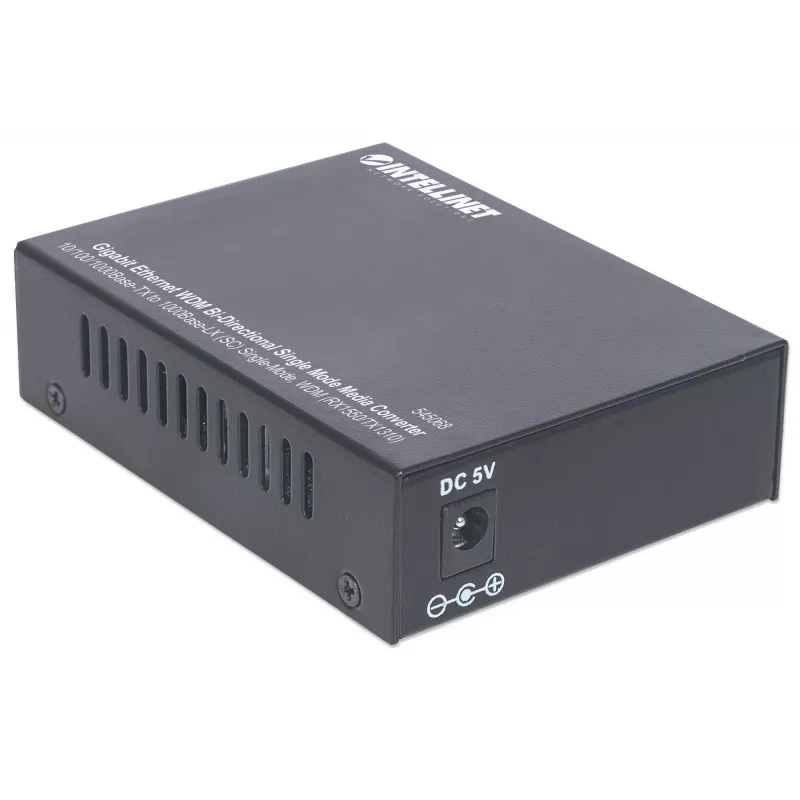 Conversor de medios Intellinet Gigabit Ethernet WDM bidireccional 545068