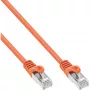Cable de red InLine SF/UTP Cat.5e naranja 7,5 m