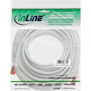 Cable de red InLine S/FTP PiMF Cat.6 250MHz PVC cobre blanco 7,5 m