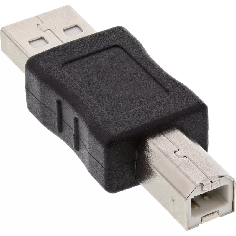 Adaptador USB 2.0 Type-A macho / Type-B macho InLine 33443A