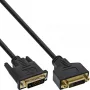 Cable DVI-D InLine Premium 24+1 macho a hembra Dual Link dorado 2 m