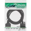 Cable DVI-D InLine Premium 24+1 macho a hembra Dual Link dorado 2 m