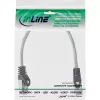 Cable de red InLine SF/UTP Cat.5e transparente 0,3 m