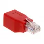Adaptador crossover InLine RJ45 macho a hembra 69994K