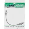 Cable de red InLine, S/FTP (PiMf), Cat.8.1, 2000 MHz, libre de halógenos, gris, 0,25 m