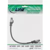 Cable de red InLine S/FTP PiMF Cat.8.1 libre de halógenos 2000MHz negro, 0,3 m
