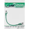 Cable de red InLine, S/FTP (PiMf), Cat.8.1, 2000MHz, libre de halógenos, verde, 0,25 m