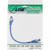 Cable de red InLine S/FTP PiMF Cat.8.1 libre de halógenos 2000MHz azul, 0,25 m
