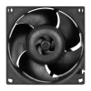 Ventilador ARCTIC S8038-10K 80 mm 102 cfm doble rodamiento de bolas negro