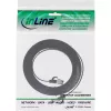 Cable de red plano InLine, U/FTP, Cat.8.1, TPE libre de halógenos, negro, 0,5 m