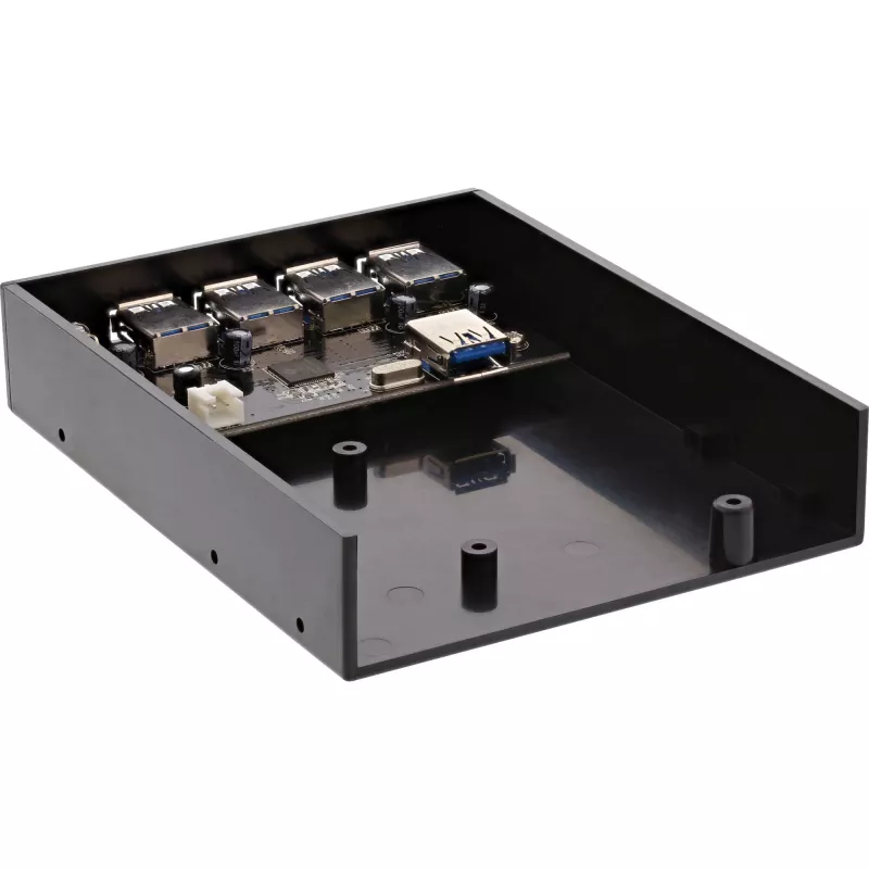 Hub de panel USB 3.0 InLine de 4 puertos para bahía de disquete de 3,5