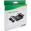Hub de panel USB 3.0 InLine de 4 puertos para bahía de disquete de 3,5