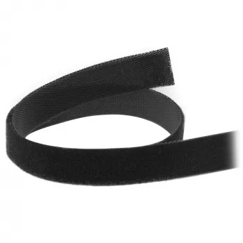 Brida de velcro para cables InLine 16 mm negro 10 m
