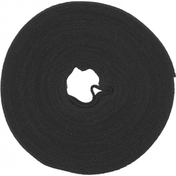 Brida de velcro para cables InLine 16 mm negro 10 m