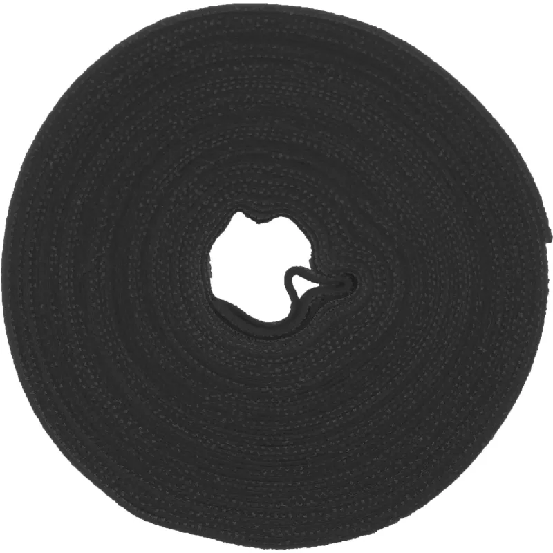 Brida de velcro para cables InLine 16 mm negro 10 m