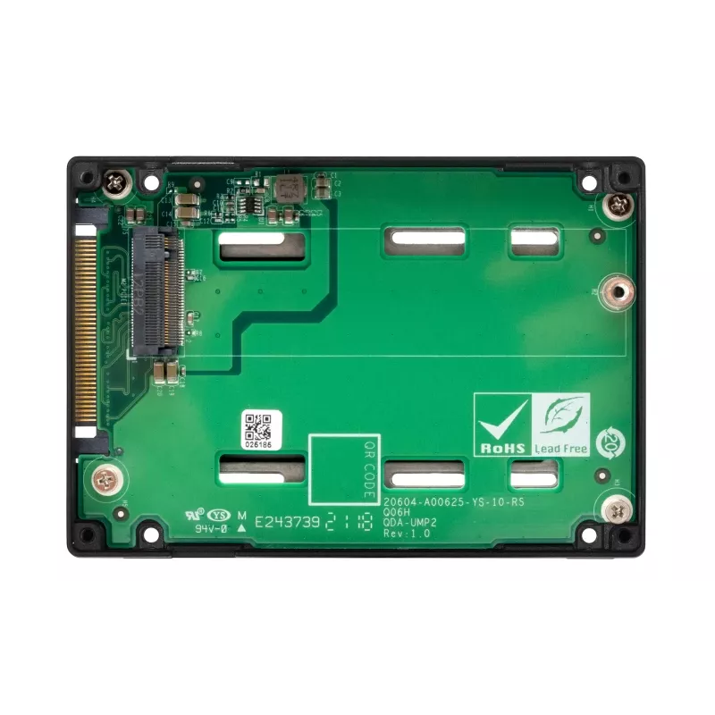 QNAP - QDA-UMP4 - Adaptador de interfaz - M.2 - PCIe 4.0 x4 (NVMe) - U.2