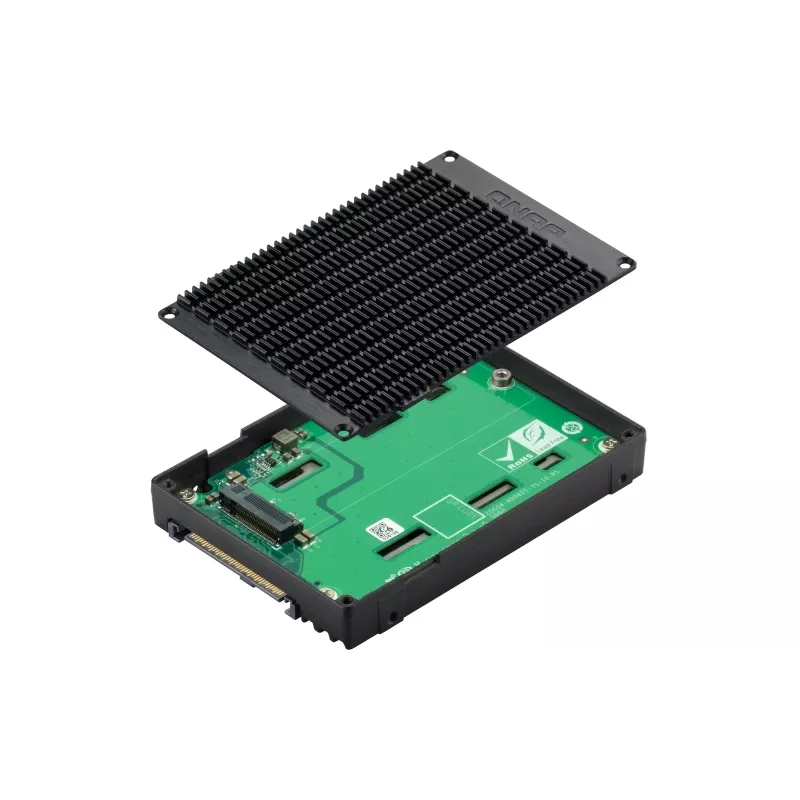 QNAP - QDA-UMP4 - Adaptador de interfaz - M.2 - PCIe 4.0 x4 (NVMe) - U.2