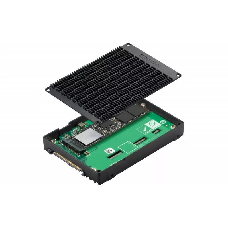 QNAP - QDA-UMP4 - Adaptador de interfaz - M.2 - PCIe 4.0 x4 (NVMe) - U.2