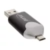 Lector de tarjetas dual USB3.0 InLine, USB A y Micro-USB 2.0 para SDXC y microSDXC