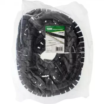 Canaleta flexible para cables InLine 59947V 10 m negro 28 mm
