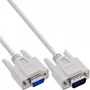 Cable alargador serie InLine B-12210 9 pines, 10 m de longitud
