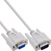 Cable serie InLine B-12211 gris 15 m DB-9