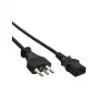 Cable de alimentación InLine B-16652I negro 1,8 m conector macho Type-L a conector macho C13