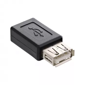 Adaptador Micro-USB InLine 31613 conector hembra USB-A a conector hembra Micro-USB-B