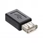 Adaptador Micro-USB InLine 31613 conector hembra USB-A a conector hembra Micro-USB-B