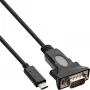 Cable adaptador USB-C a serie InLine, conector macho USB-C / conector macho DB9, 1,8 m