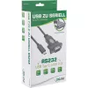 Cable adaptador USB-C a serie InLine, conector macho USB-C / conector macho DB9, 1,8 m