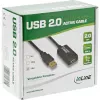 Cable repetidor de señal activo InLine USB 2.0 Type-A macho / A hembra, 5 m