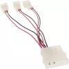 Cable adaptador para ventilador de PC InLine 12V / 5V para hasta 3 ventiladores 33005A