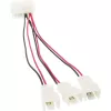 Cable adaptador para ventilador de PC InLine 12V / 5V para hasta 3 ventiladores 33005A