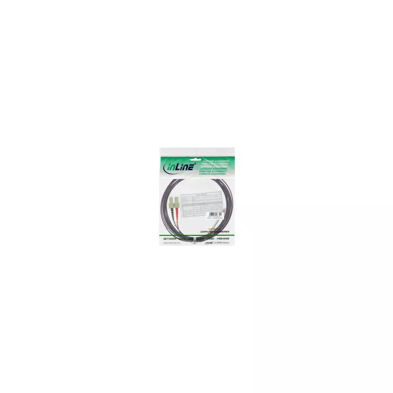 Cable de fibra óptica dúplex InLine 88645P 50/125µm OM4 5m