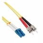 Cable de fibra óptica dúplex LC/ST InLine 9/125µm OS2 10m