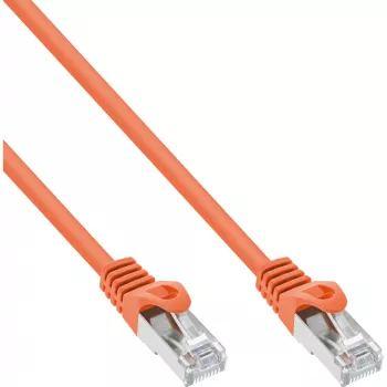 InLine Cable de red SF/UTP Cat.5e naranja 0,5 m