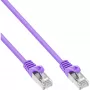 InLine Cable de red SF/UTP Cat.5e lila 0,3m