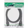 InLine Cable de alimentación C19 / C20 3 polos conector macho / conector hembra IEC negro 0,75 m