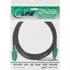 InLine Cable PS/2, M/H, negro/verde, contactos dorados, 3 m