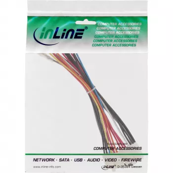 InLine Adaptador de alimentación interno 20 pines ATX-FA a placa base AT P8/P9 + interruptor 20/0,80m