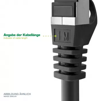 InLine Cable de red, S/FTP (PiMf), Cat.8.1, 2000MHz, libre de halógenos, amarillo, 5m