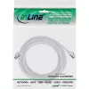 InLine Cable de red, S/FTP (PiMf), Cat.8.1, 2000MHz, libre de halógenos, blanco, 5m